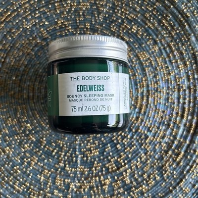 The Body Shop EDELWEISS Bouncy Sleeping Mask 75 ML Vegan  NEU 