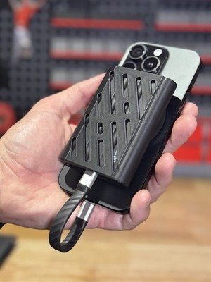 MagSafe SSD Holder for Samsung T5, T7 & T7 Shield   iPhone Video Recording Mount