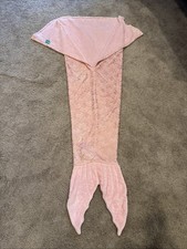 MERMAID Tail Blanket PillowFort Pretty Pink Gold