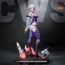 1:8 Lucy Cyberpunk Edgerunners Fan Art UNPAINTED Resin Garage Kit