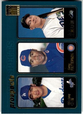2001 Topps #362 Chin-Feng Chen / Corey Patterson / Josh Hamilton PROS