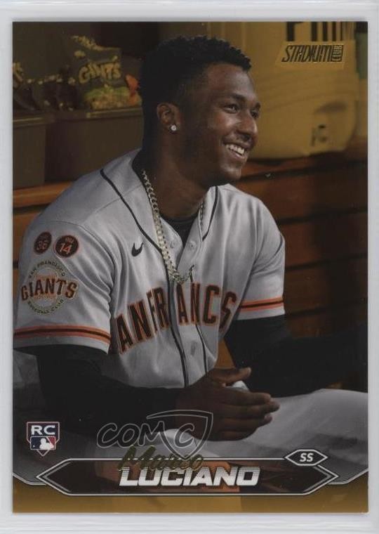 2024 Topps Stadium Club Gold Foil Marco Luciano #224 Rookie RC qf6