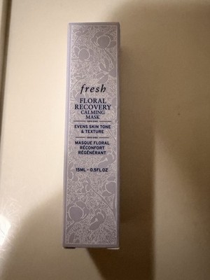 Fresh Floral Recovery Calming Mask Evens Skin Tone & Texture 0.5oz Travel Sealed
