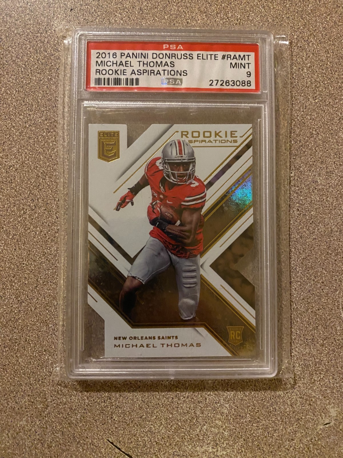 Michael Thomas Panini Donruss Elite Rookie Aspirations #RAMT Base