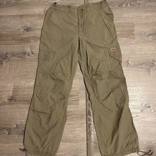 Vintage Deadstock DKNY Women's Khaki Straight leg cargo pants