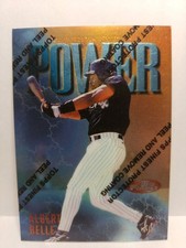 1997 Finest Refractor Albert Belle Power #240 w/ Protector Baseball Card