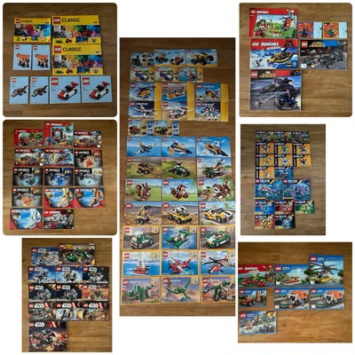 Lego Bauanleitungen Konvolut Creator / Star Wars / Nexo Knights / City / Ninjago