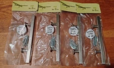 4 x Lew's Hardware 11-103 Solid Brass Cabinet Pull Handle Square Bar Series 7"