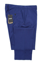 Boss Dress Pants Mens 38 Blue Genius5 Slim Fi...