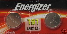 2 Energizer LR1120 AG8 LR55 191 Alkaline Batteries