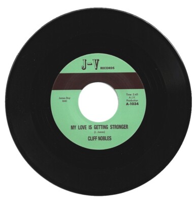 Cliff Nobles  My Love Is Getting Stronger Northern Soul Reissue Listen