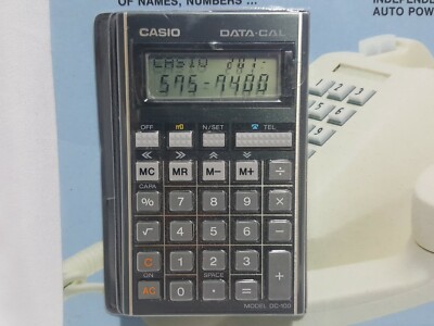 NEW Vintage Casio DC-100 Data-Cal Calculator SEALED Math Phone 
