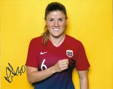 Norway Maren Mjelde Autographed Signed 8x10 Photo COA #1