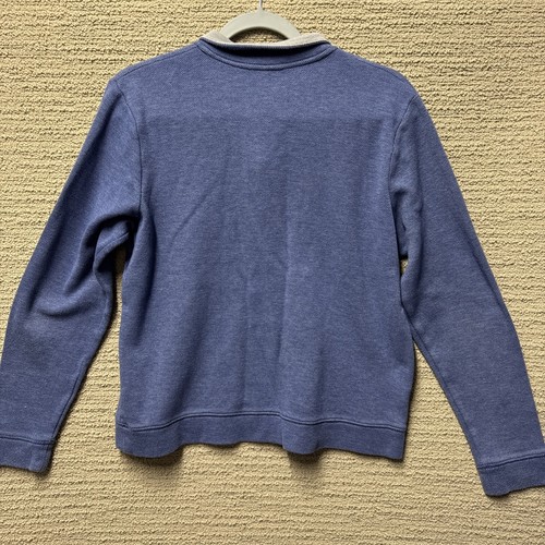 Vineyard Vines Knit Pullover Sweater Boys XL (18) Blue 1/4 Zip Preppy Church - Picture 8 of 17