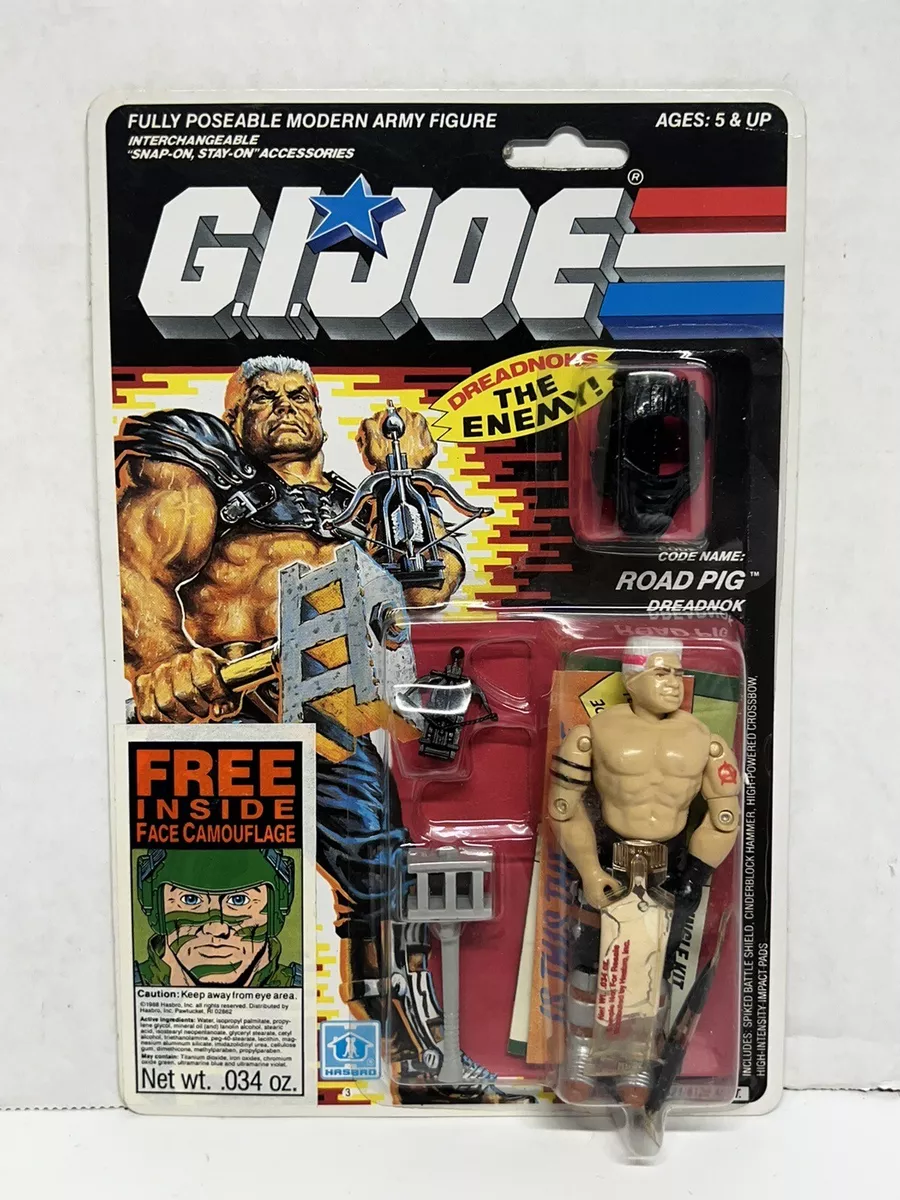 GI Joe Dreadnok Road Pig Action Figure 1988 Vintage ARAH MOC Camo