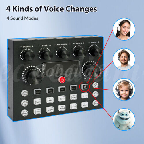 Complete Studio Recording Kit Mixer 2 Condenser Microphone Set Music Podcast NEW - Picture 11 of 48