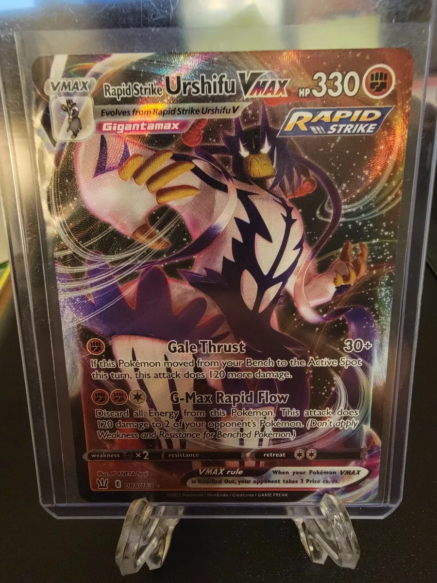 Rapid Strike Urshifu VMAX 88/163 NM in Portuguese Battle Styles Pokémon TCG