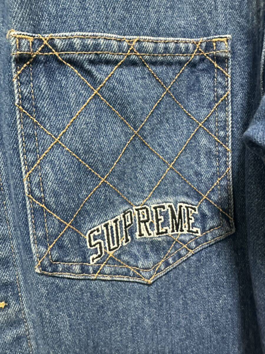 SUPREME Diamond Stitch Denim Chore Coat | eBay SUPREME Diamond Stitch Denim Chore Coat | eBay