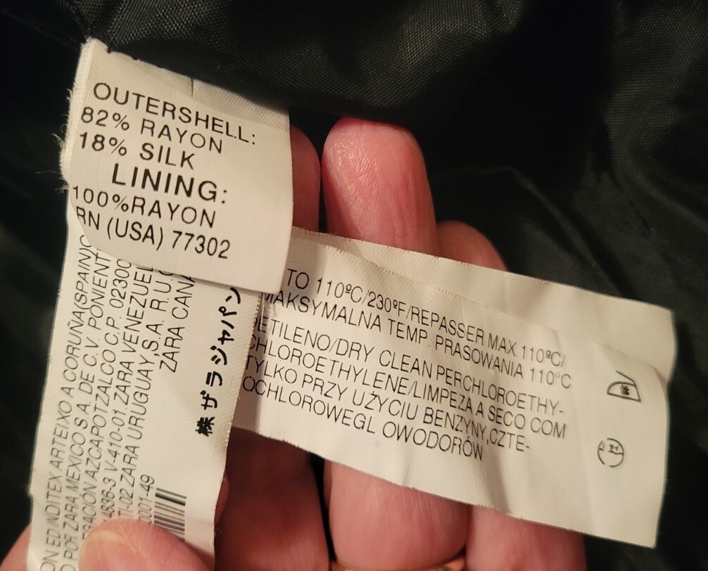 Zara Basic Double-breasted Balloon Collar Jacket … - image 11