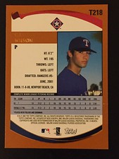 2002 Topps Traded and Rookies Error Variation Var Lot You Pick Over Spray Ink