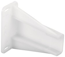 Prime-Line R7240 Drawer Track Backplate 2-9/16 in W Nylon Raw 7622731