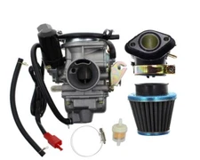 Carburetor for GY6 4 Stroke Engines Electric Choke For 150cc Scooter 152QMJ