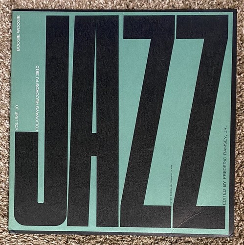 FOLKWAYS JAZZ VOL 10 - Folkways JZ-2810 LP Vinyl Record - EX