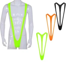 Sexy Men's Mankini Underwear Lingerie Jockstrap Thong G-String Singlet Bodysuit