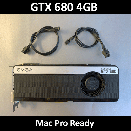 GTX 680 4GB Gpu Mac Pro Pronto Metallo Supporto per Mojave -grande Sur - - Afbeelding 1 van 1