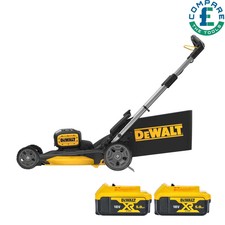 Dewalt DCMWP134 36V XR Brushless Push Lawn Mower 53cm With 2 x 5.0Ah Batteries