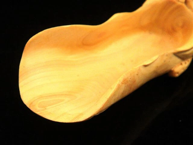 Cuchara de té/café hecha a mano de boj mango de mono animal del zodiaco #05162402 Foto 3 de 4