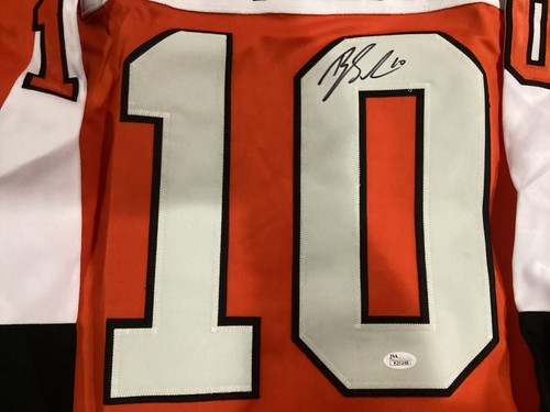 BRAYDEN SCHENN Autographed PHILADELPHIA FLYERS JERSEY JSA/COA SIGNED NHL AUTO - Picture 2 of 3