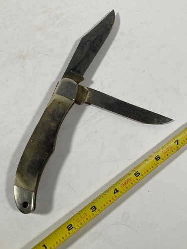 VTG Schrade Waldon NY USA 250T 250 Carbon Steel Old Timer Folding Pocket Knife - Picture 3 of 3