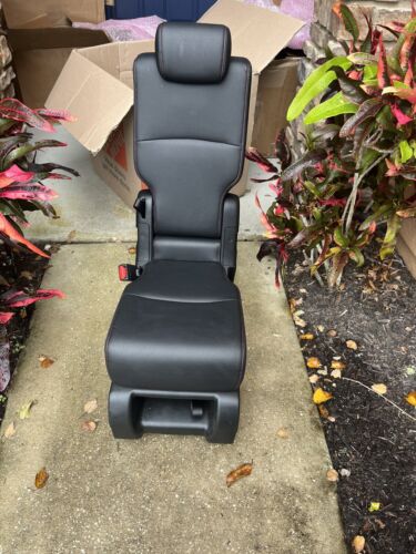 2019-2023 Honda Odyssey 2nd row Jump Middle Seat Center LEATHER BLACK RED STITCH