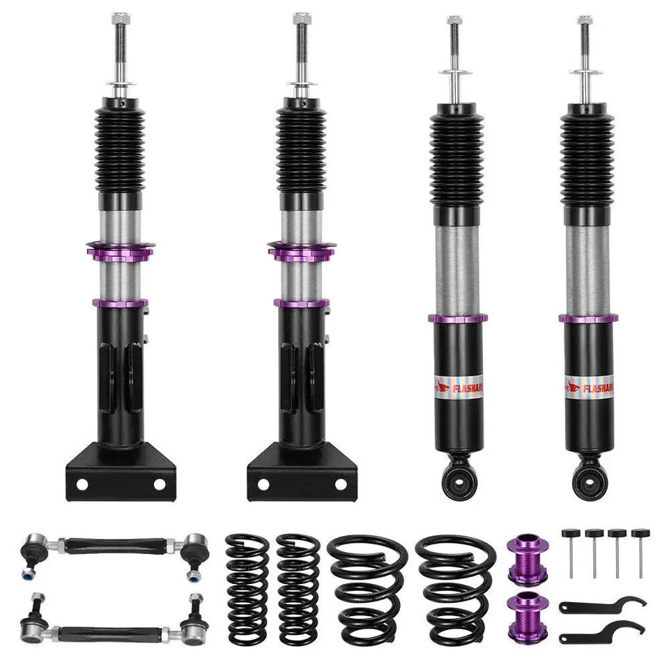 Coilover Suspension Lowering Kit For Mercedes-Benz C Class RWD W203 2001-2007 Foto 2 de 4