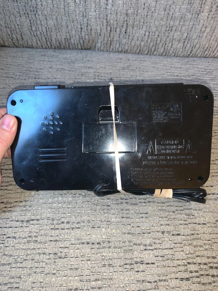 Equity Large 3" LED Digital Alarm Clock Model 3009531 Works Great! - Image 2 of 3