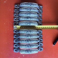   10 Poignées Art Déco aluminium massif Décor Rose 