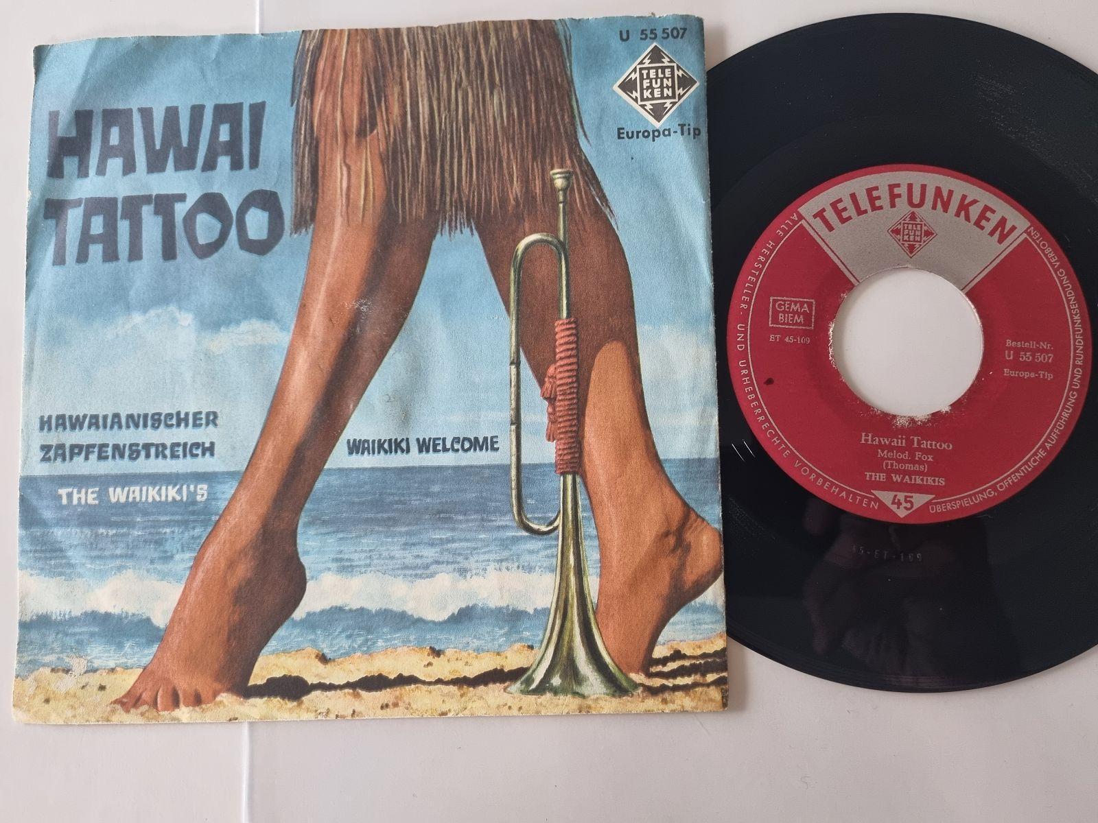 7"" Single The Waikikis - Hawaii tattoo Vinyl Germany