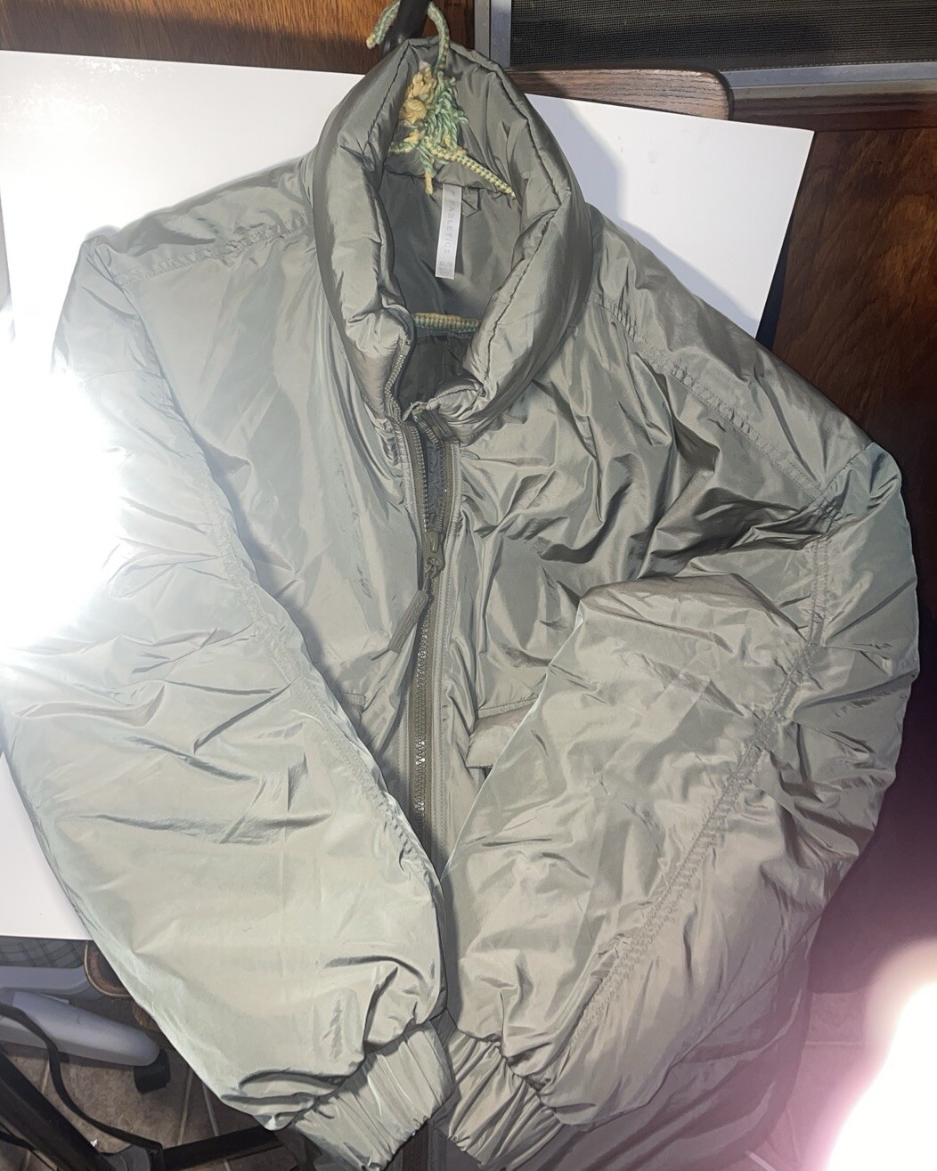 Fabletics Ever Shine Pine All Weather Puffer Jack… - image 3