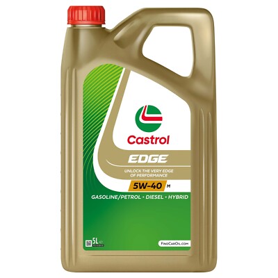 Castrol EDGE 5W-40 M Fully Synthetic Car Engine Oil Petrol Diesel