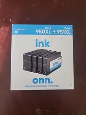 ONN. HP 950XL/951XL High Yield Black, Cyan, Magenta, Yellow Cartridges 4-Pack