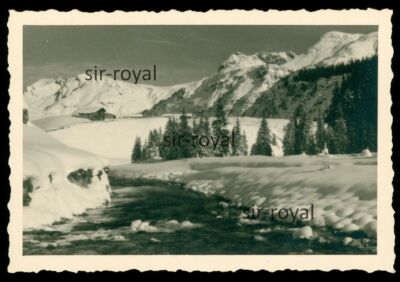 The Lech Valley near Zug am Arlberg - 1930s Austria - Photo 9x6cm