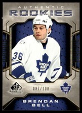 Brendan Bell 2006-07 SP Game Used Gold #155 #/100 - Toronto Maple Leafs