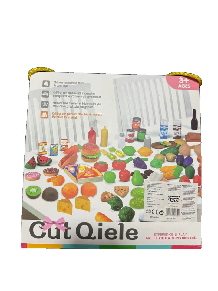 Scatola Frutta/Verdura Giochi Per Bambini Dai 3 Anni + Ht00164-Ht00165 - Immagine 3 di 4