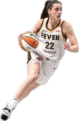 #ad #ad Caitlin Clark Indiana Fever Die Cut Laminated Vinyl Sticker Decal WNBA $3.84