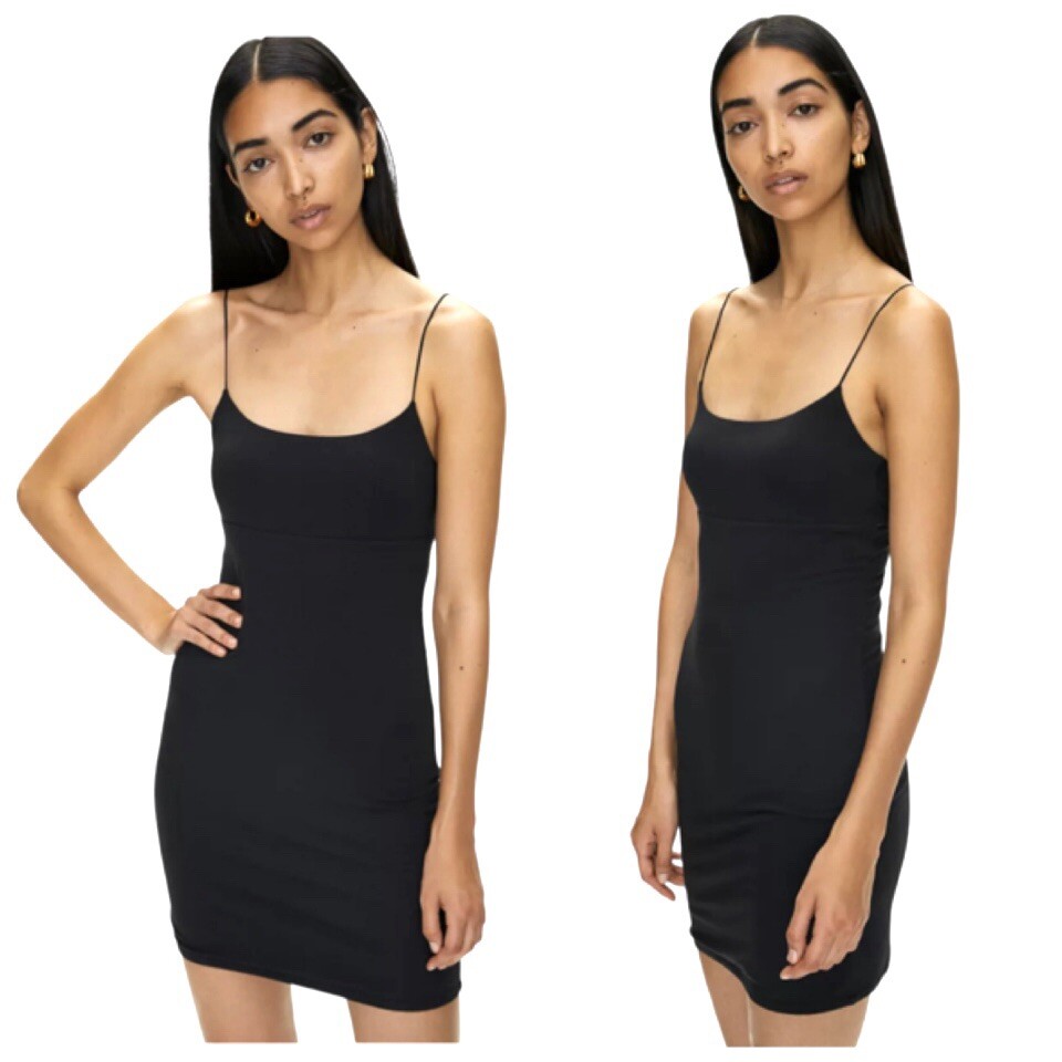 bodycon dresses women Final Sale Plus Size Deep V Ruched Mini BodyCon Dress with Draping Front in Black and White main image 0