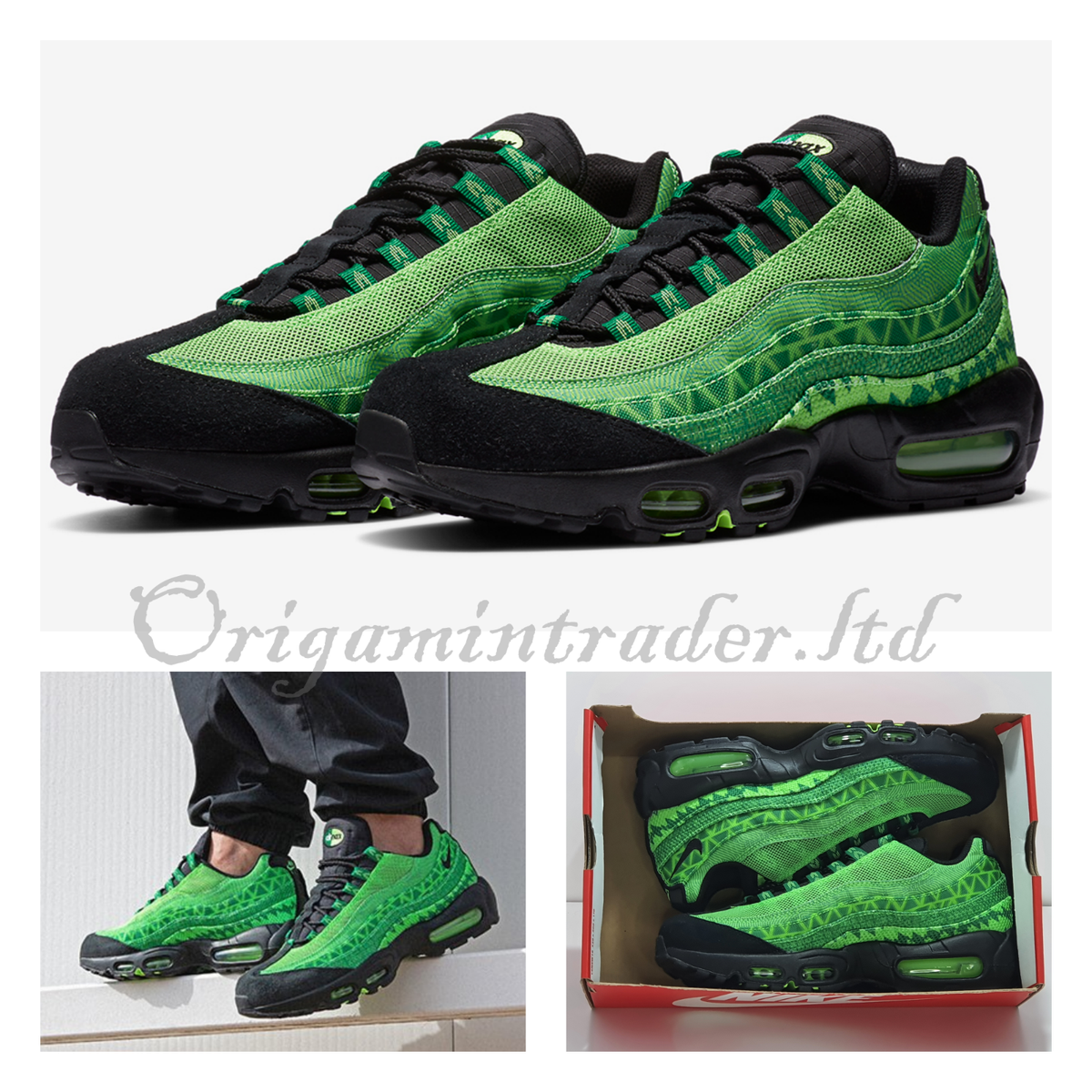 NIKE AIR MAX 95 CTRY ナイジャ パイングリーン/ブラック-サブライム