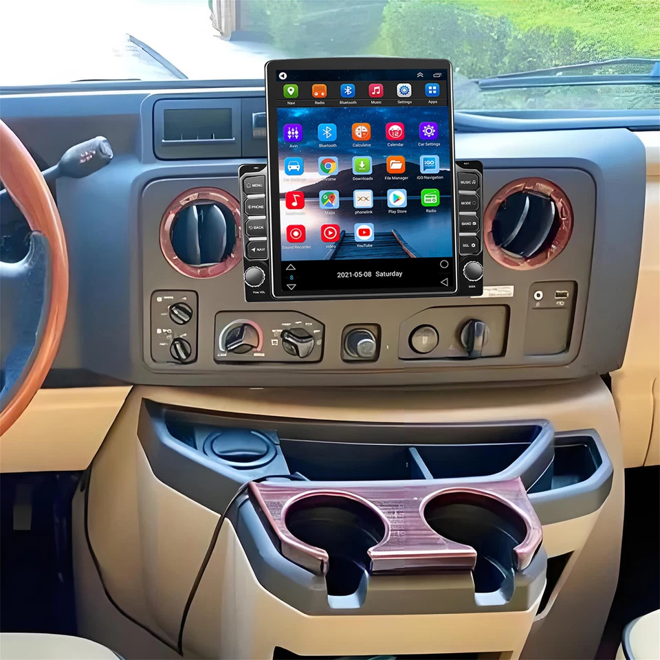 Radio GPS estéreo para coche Android 13 CarPlay para Ford E150 E250 E350 Super Duty 09-14 Foto 4 de 4