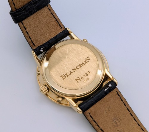 Blancpain Complete Calendar 18K Montre 34mm Montre Automatique #13 - Photo 9 sur 12