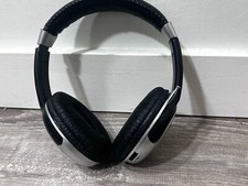 SoundLogic 4 In 1 Wireless Headphones Over The Head Black Silver